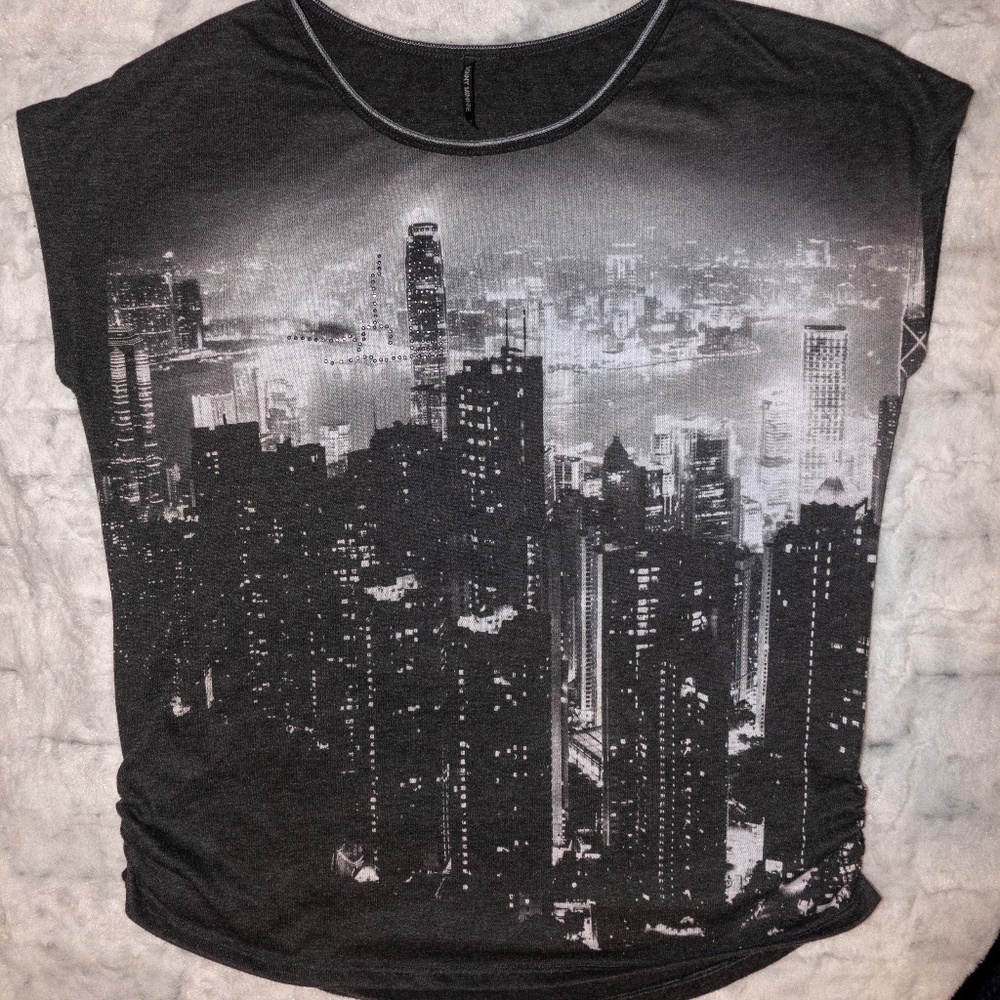 SKINNY MINNIE WOMEN'S PLUS SIZE CASUAL KNIT TOP